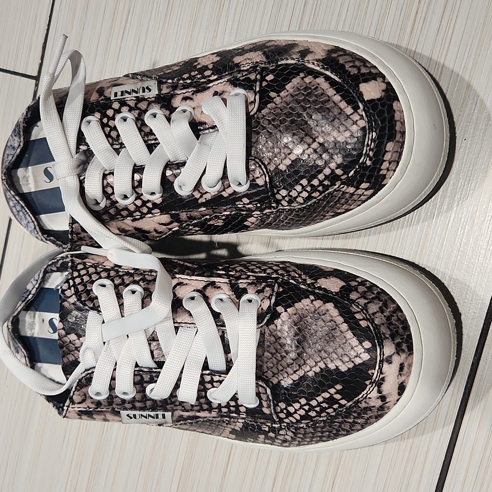 Sunnei Dreamy Python Embossed Leather Slip On Mul… - image 8